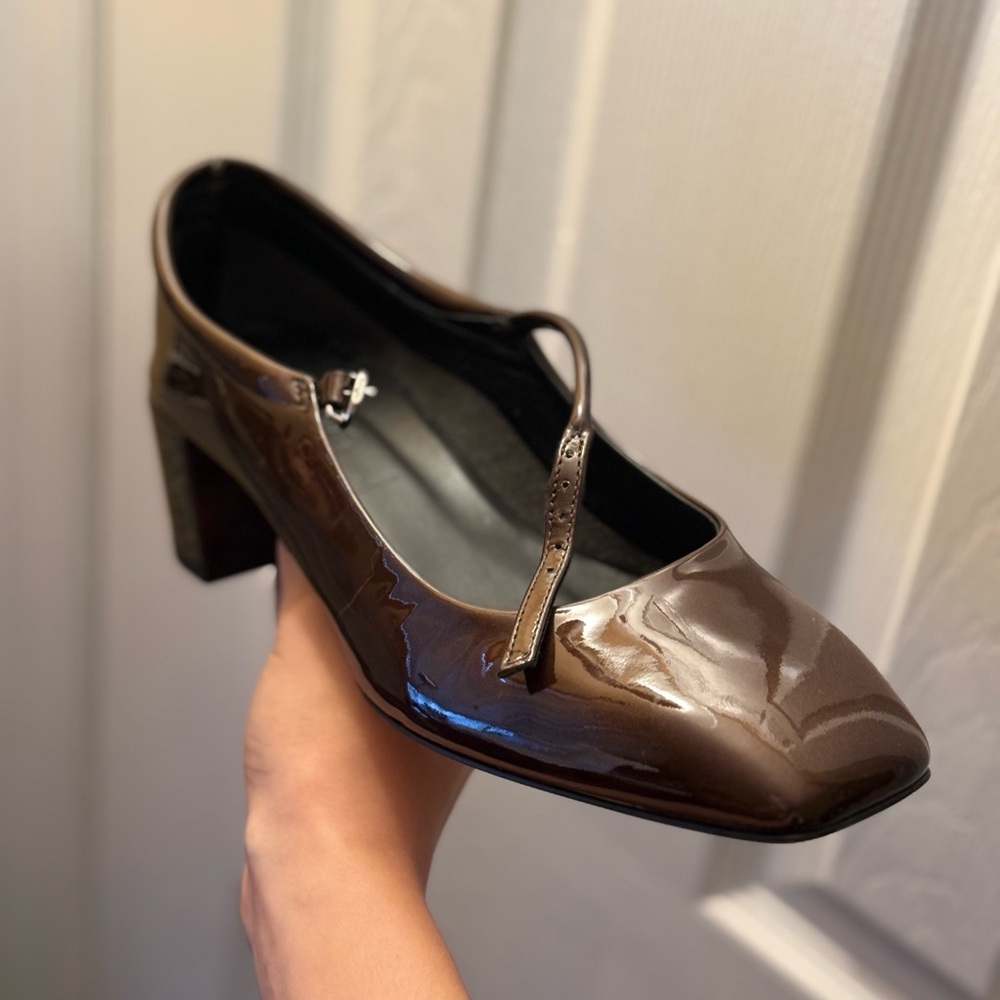 Aeyde Aline Patent Calf Leather